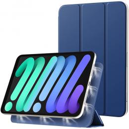 iPad Mini (2021) 2in1 Magnetiskt Fodral Mörk Blå