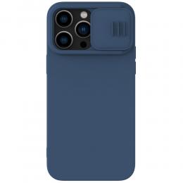 NILLKIN iPhone 14 Pro Max Skal MagSafe CamShield Silky Liquid Blå