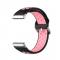 Silikon Trningsarmband Armband Versa 3/Fitbit Sense - Svart/Rosa
