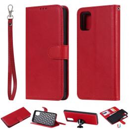 Samsung Galaxy A51 - 2in1 Magnet Skal / Plånboksfodral - Röd