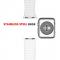 Magnetisk Loop Armband I kta Lder Apple Watch 40/38 mm - Vit