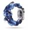 Scrunchie Blue Camo Armband Apple Watch 41/40/38 mm