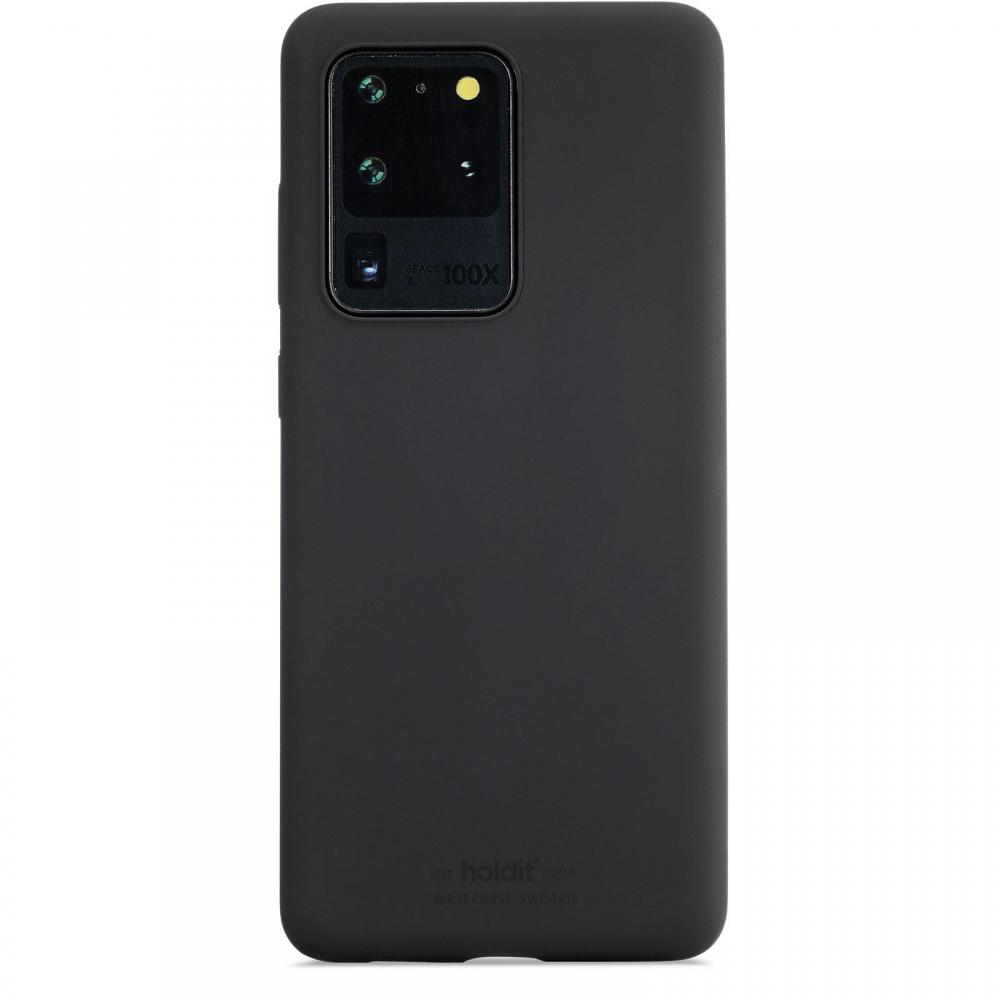 Samsung Galaxy S20 Ultra - holdit Mobilskal Silikon - Svart