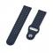 Ihligt Silikon Trningsarmband - Mrk Bl (22mm)