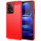 Xiaomi Redmi Note 12 Pro 5G Skal Borstad Stl Textur Rd
