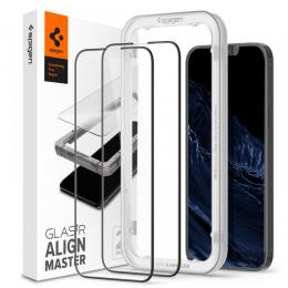 Spigen Spigen iPhone 14 Plus / 13 Pro Max 2-PACK ALM Skärmskydd Härdat Glas - Teknikhallen.se