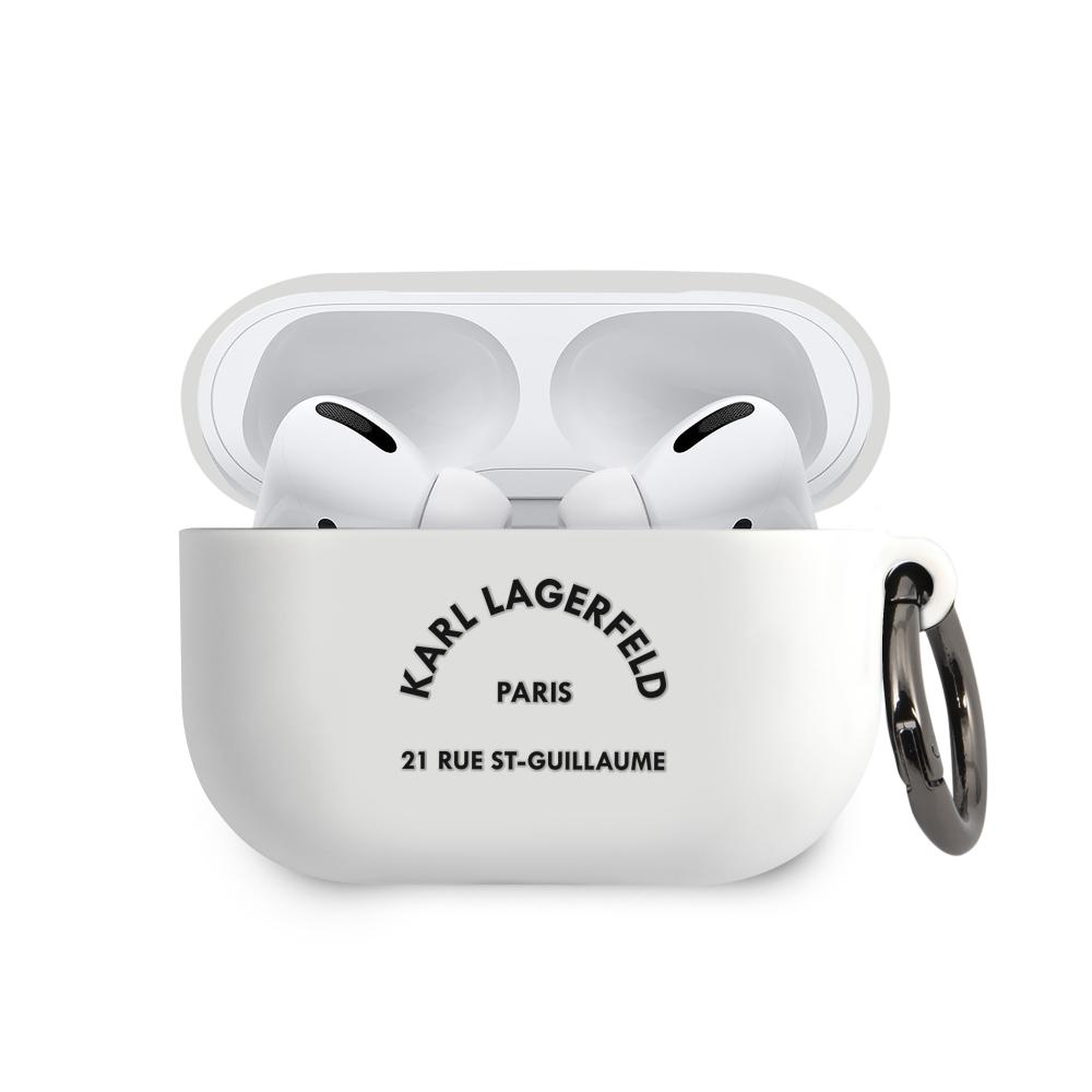 Karl Lagerfeld Rue St Guillaume AirPods Pro Fodral Vit
