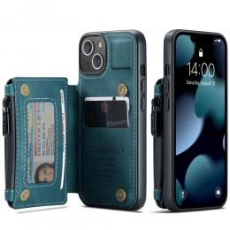 CASEME iPhone 13 Skal Med Magnetisk Plånbok Blå