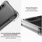 IMAK Samsung Galaxy S21 FE Skal Shockproof TPU + Skrmskydd Transparent