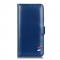 Samsung Galaxy S21 Ultra - Lder Plnboksfodral - Bl