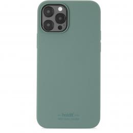 iPhone 12/12 Pro - holdit Mobilskal Silikon - Moss Green