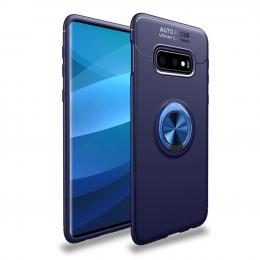 Samsung Galaxy S10 Ring Skal - Blå