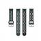 Silikon Trningsarmband Armband Versa 3/Fitbit Sense - Grn/Svart
