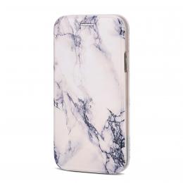 iPhone X/Xs Plånboksfodral - Marble White