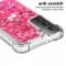 Samsung Galaxy S21 - Shockproof Quicksand Skal - Rosa