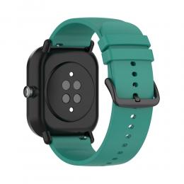 Silikon Armband För Smartwatch (20 mm) - Tallgrön