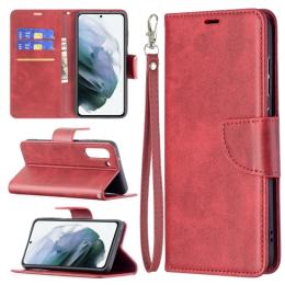 Samsung Galaxy S21 FE Fodral Solid Shark Läder Röd