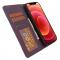 iPhone 13 Pro Max - 2in1 Litchi Magnet Fodral / Skal - Lila