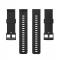Silikon Armband Fr Suunto (24mm) Svart