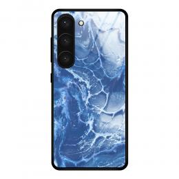 Samsung Galaxy S24 Plus Skal Härdat Glas Blue Ocean