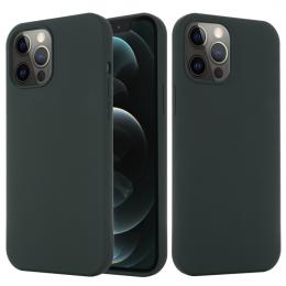 iPhone 15 Pro Max Skal MagSafe Silikon Mörk Grön
