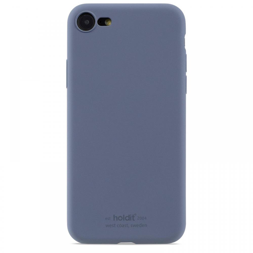 holdit iPhone 7/8/SE Mobilskal Silikon Pacific Blue