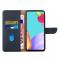 Samsung Galaxy S23 FE Fodral kta Lder Nappa Textur Bl