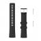 Silikon Armband Fitbit Versa/Versa 2 - Svart