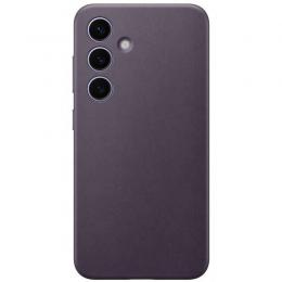 Samsung Galaxy S24 Skal Vegan Leather Dark Violet