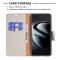 Samsung Galaxy S22 Plus Fodral Litchi Textur Lder Gr