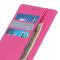 Samsung Galaxy S22 Ultra Fodral Litchi Lder Rosa