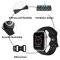 Sportarmband Dual-Color Apple Watch 41/40/38 mm (S/M) Svart