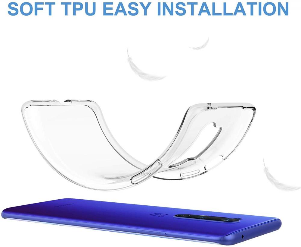 OnePlus 8 Pro - Transparent TPU Skal 0.5 mm