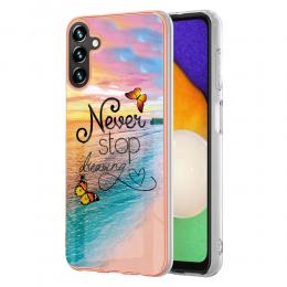 Samsung Galaxy A04s / A13 5G Skal TPU Marmor Never Stop Dreaming