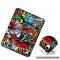 iPad Air 13 2024 Tri-Fold Fodral Med Pennhllare Grafitti