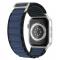 Apple Watch 42/44/45/49 mm Armband Alpine Pro Loop Svart/Midnight Blue