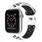 Sportarmband Dual-Color Apple Watch 42/44/45/49 mm (S/M) Vit/Svart