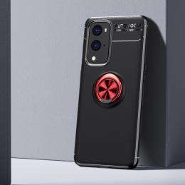 OnePlus 9 Pro - Ring Skal - Svart/Röd