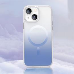 iPhone 14 Skal MagSafe Fade Design Blå
