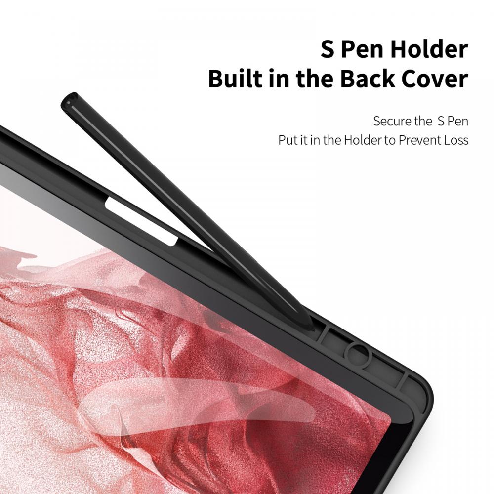 DUX DUCIS Galaxy Tab S9 Fodral TOBY Tri-Fold Svart
