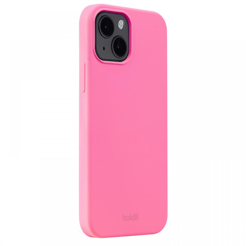 holdit iPhone 14 / 13 Skal Silikon Bright Pink
