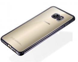  Samsung Galaxy S7 Edge - Färgad TPU - Grå - Teknikhallen.se