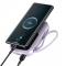 Baseus Q pow 20000 mAh 22.5W Powerbank Inkl USB-C Kabel Lila