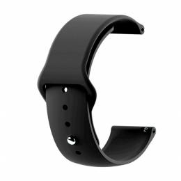  Silikon Armband För Smartwatch - Svart (22 mm) - Teknikhallen.se