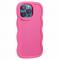 iPhone 13 Pro Max Mobilskal Wavy Rosa