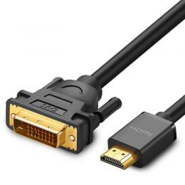 UGREEN Ugreen DVI till HDMI kabel 1.5m 4K 60Hz Svart - Teknikhallen.se