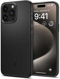 Spigen Spigen iPhone 15 Pro Max Skal Thin Fit Svart - Teknikhallen.se