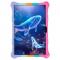 Galaxy Tab A8 10.5 Skal Pop It Fidget Kickstand Multicolor
