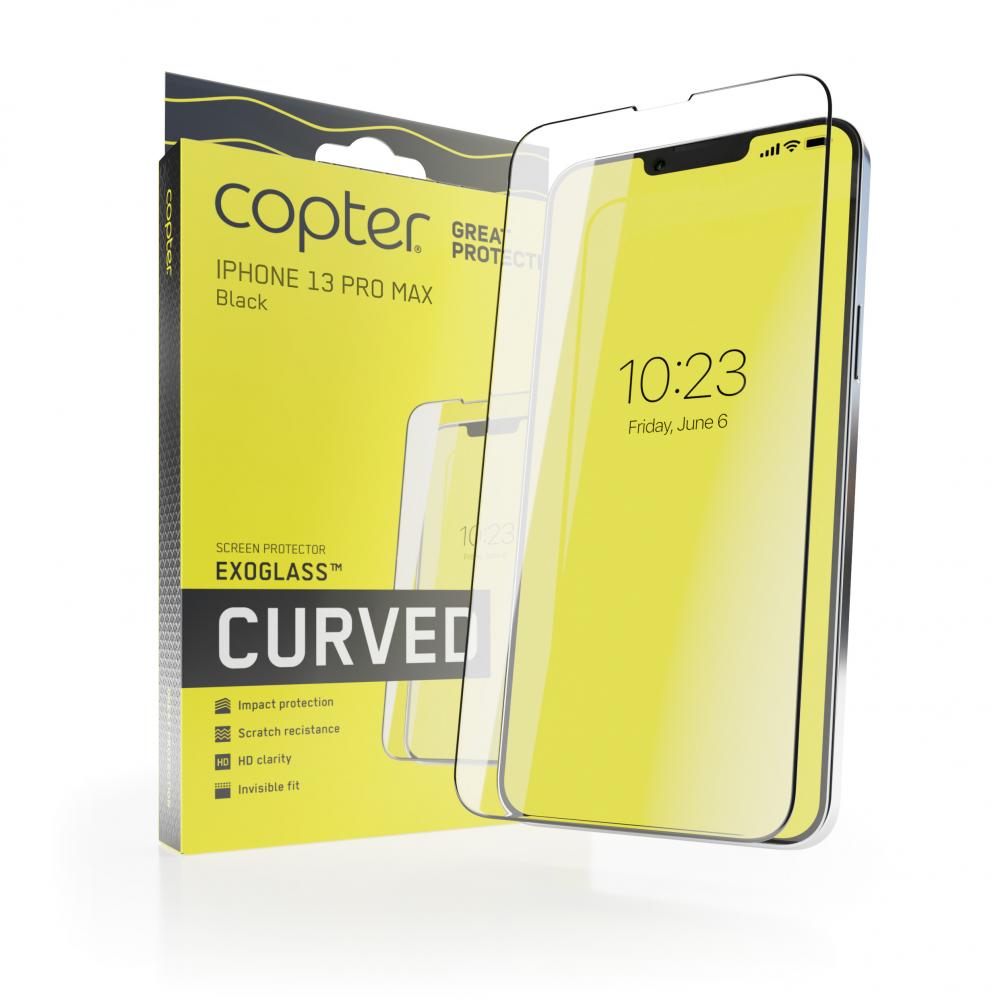 Copter EXOGLASS Curved Skrmskydd 14 Plus / iPhone 13 Pro Max