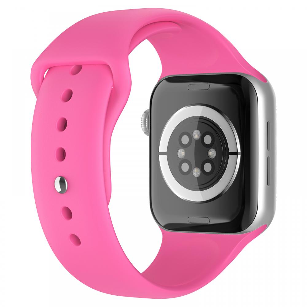 Apple Watch 38/40/41 mm Silikon Armband (S/M) Hot Pink